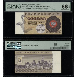 Polska, 200.000 złotych, 1.12.1989, A