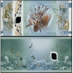 Poland, PWPW test banknote - "CORAL". - "Winged fish", (2023).