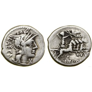 Rímska republika, denár, (125 pred n. l.), Rím