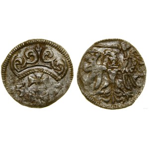 Pologne, denier, 1557, Gdansk