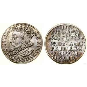Polonia, trojak, 1601, Cracovia
