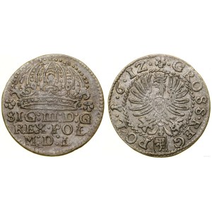 Poľsko, penny, 1612, Krakov