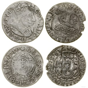 Polonia, set: 2 x penny, 1630 e 1632, Elbląg