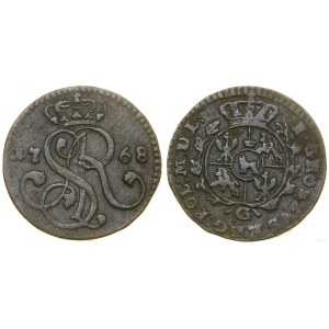Pologne, penny, 1768 G, Cracovie