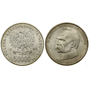 Poľsko, 50 000 PLN, 1988, Varšava