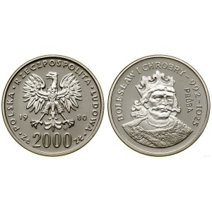 Poľsko, 2 000 zlotých, 1980, Varšava