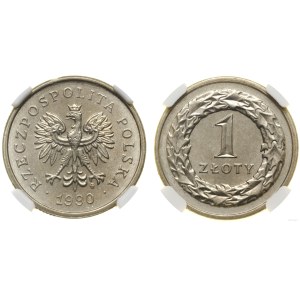 Poland, 1 zloty, 1990, Warsaw