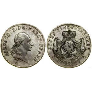 Allemagne, thaler, 1784, Schwabach