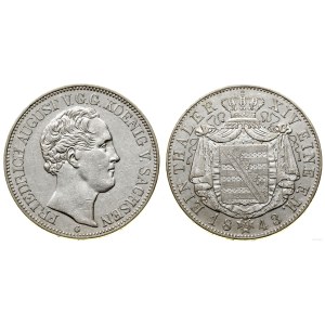 Germany, thaler, 1843 G, Dresden