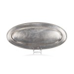 Monogrammed platter. Manufacture Ferdynand Wolski, Warsaw.