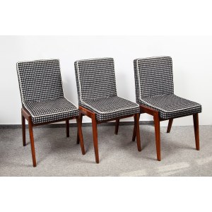 by Jozef CHIEROWSKI (1927 - 2007), Set of 3 chairs Aga, Obornickie Fabryki Mebli