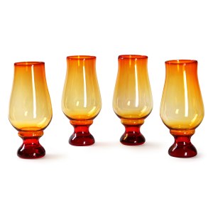 proj. Ludwik FIEDOROWICZ (b. 1948), Set of 4 glasses