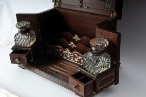 John Smith, travel inkwell box England, second half of the 19th century