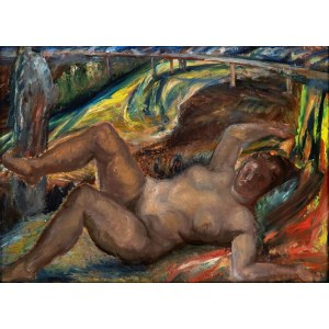 FERRUCCIO FERRAZZI (Roma, 1891 - 1978) Study for "The Room" or "The Apocalypse" 1965