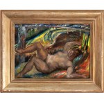 FERRUCCIO FERRAZZI (Roma, 1891 - 1978) Study for "The Room" or "The Apocalypse" 1965
