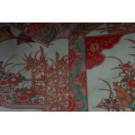 Pair of polychrome porcelain plates Meiji period