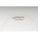 Saint George and the Dragon, polychrome ceramic plate