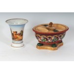 lot of three ceramic objects: 19th/20th century