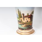 Pair of trumpet vases second half of the 19th century