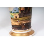 Pair of trumpet vases second half of the 19th century