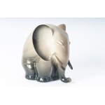 TARCISIO TOSIN (Cles, 1904 - Vicenza, 1999) Elephant, sculpture in the round