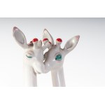 TARCISIO TOSIN (Cles, 1904 - Vicenza, 1999) Pair of giraffes, sculpture in the round