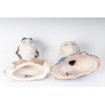 Lot of two male busts