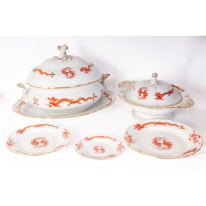 Served in white porcelain 1920s