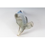 Penguin, polychrome glass sculpture second half of the 20th century