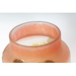 Cylindrical glass vase 20th century