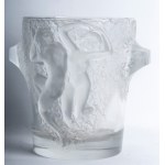 White crystal vase second half of the 20th century