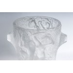 White crystal vase second half of the 20th century