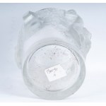 White crystal vase second half of the 20th century