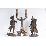 Lot of three bronzes: 19th/20th century