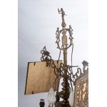 Florentine six-light brass floor lamp 20th century