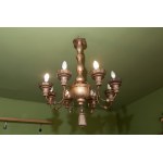 Electrified pendant lamp 20th century