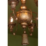 Electrified pendant lamp 20th century