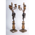 Pair of candlesticks first half of the 19th century