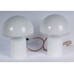 LUCIANO VISTOSI (Murano, 1931 - Venezia, 2010) Pair of "Onfale" table lamps 60s/70s