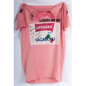 ROBERTO VISENTINI Pink Jersey 1986 Giro d'Italia 1986