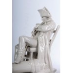 Lot of two polychrome porcelain figures: mid-20th century