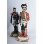 Lot of four polychrome porcelains mid-20th century