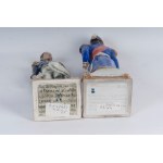 Lot of four polychrome porcelains mid-20th century