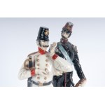 Lot of two polychrome porcelains mid-20th century