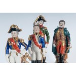 Lot of four polychrome porcelains mid-20th century