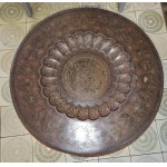Tea table with bronze top early 20th century