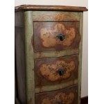 Pair of three-drawer bedside tables early 20th century