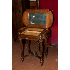 Rectangular shaped dressing table late 19th century