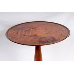 Lot of two round tables first half of the 20th century