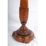 Lot of two round tables first half of the 20th century